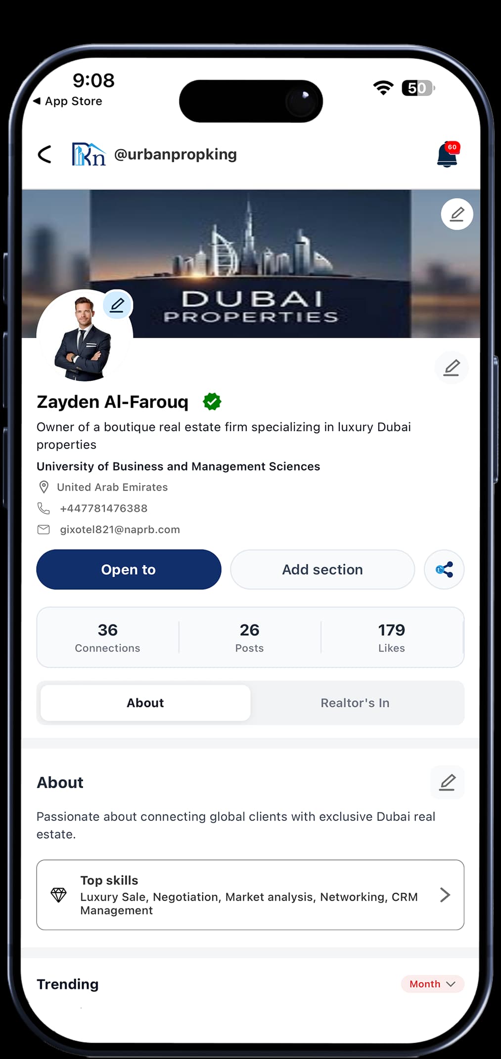 RealtorsIn App Screenshot 3