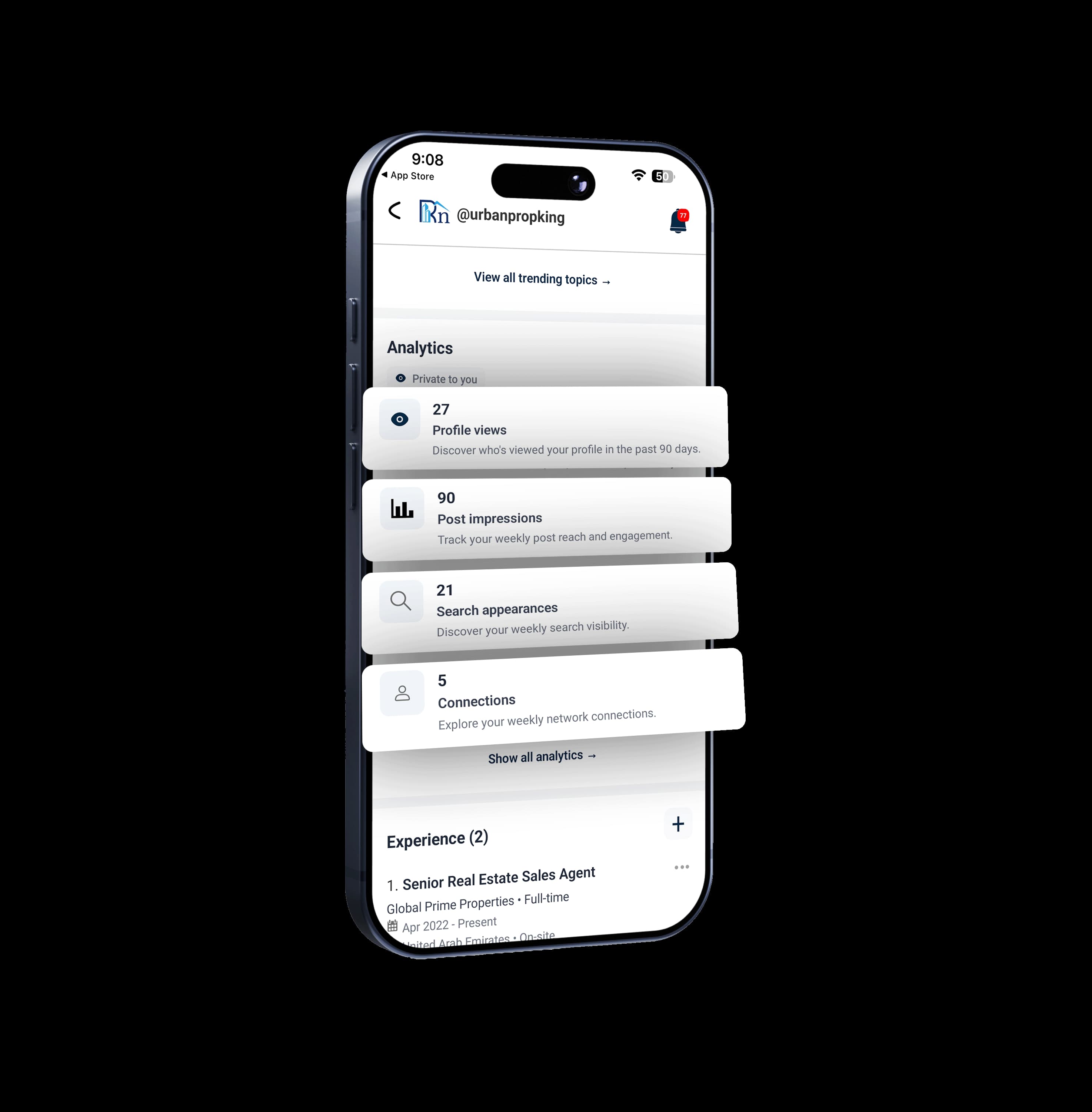 Track Your Growth & Professional Performance