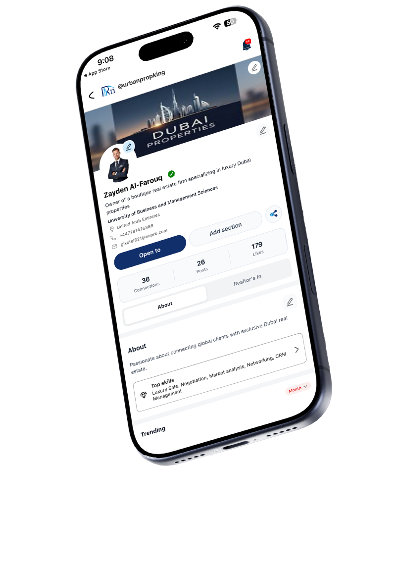 #1 UAE Network for Real Estate Agents & Brokers | RealtorIn